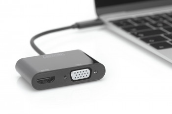 Digitus DA-70858 VGA/HDMI to USB-C ÇEVİRİCİ